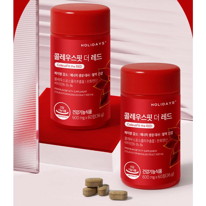 Праздничный колеус Fit The Red, 60 таблеток, 2 упаковки