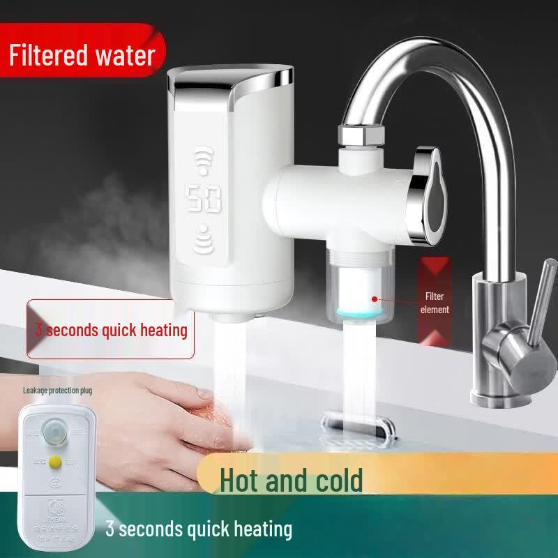 TLXT Kitchen Instant Electric Hot Water Faucet