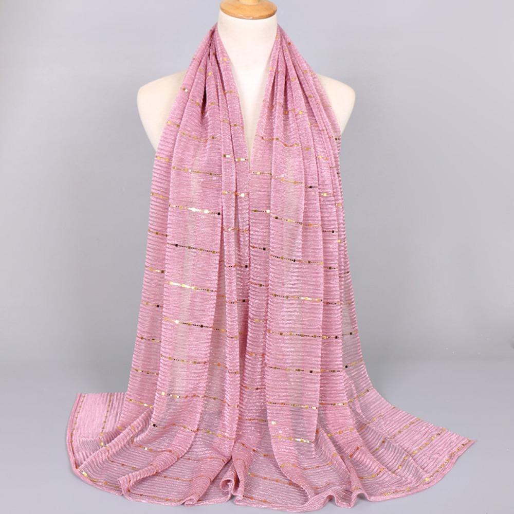 Female Shawl Solid Color Silk Scarf New Scarves