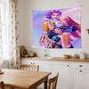 Dance Party Stars Decorative Wall-Hanging Tapestry, Home Ornament for Living Room,Dorm and Fan Parties,Multi-style,celebrities,cartoons,music,sports s