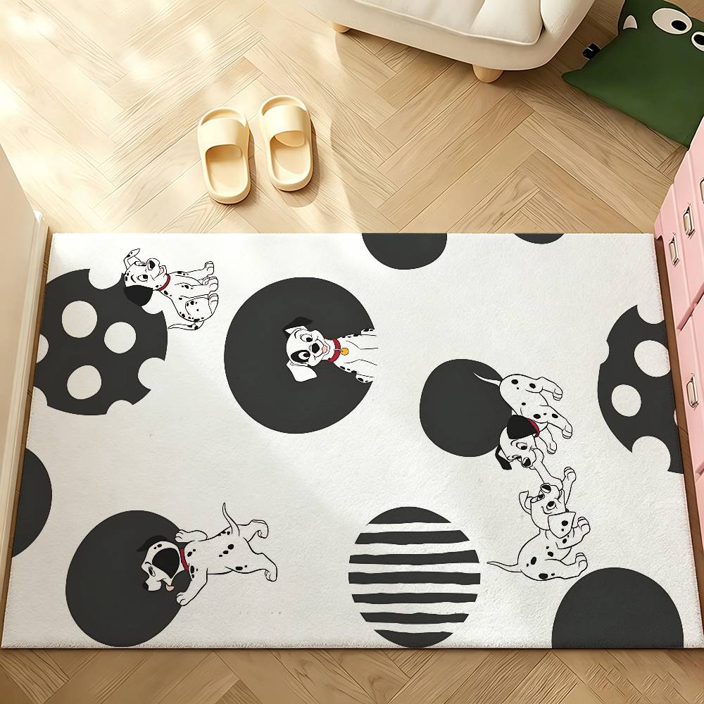 Classic Cartoon-101-D-dalmatiansS Cute Carpet Bathroom Anti-slip Door Mat Home Decoration Mat Entrance Door Scratch-resistant
