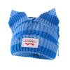 Custom Logo New Casual Knitted Beanie, French-style Knit Hat, Korean-style Cute Fox Ear Wool Hat for Daily Use and Cosplay