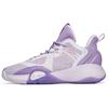 New Bubble Bomb Cushioning Anti Slip Wear Resistant Breathability Low Top Performance Basketball Shoes Men's Purple 112211603Q-2