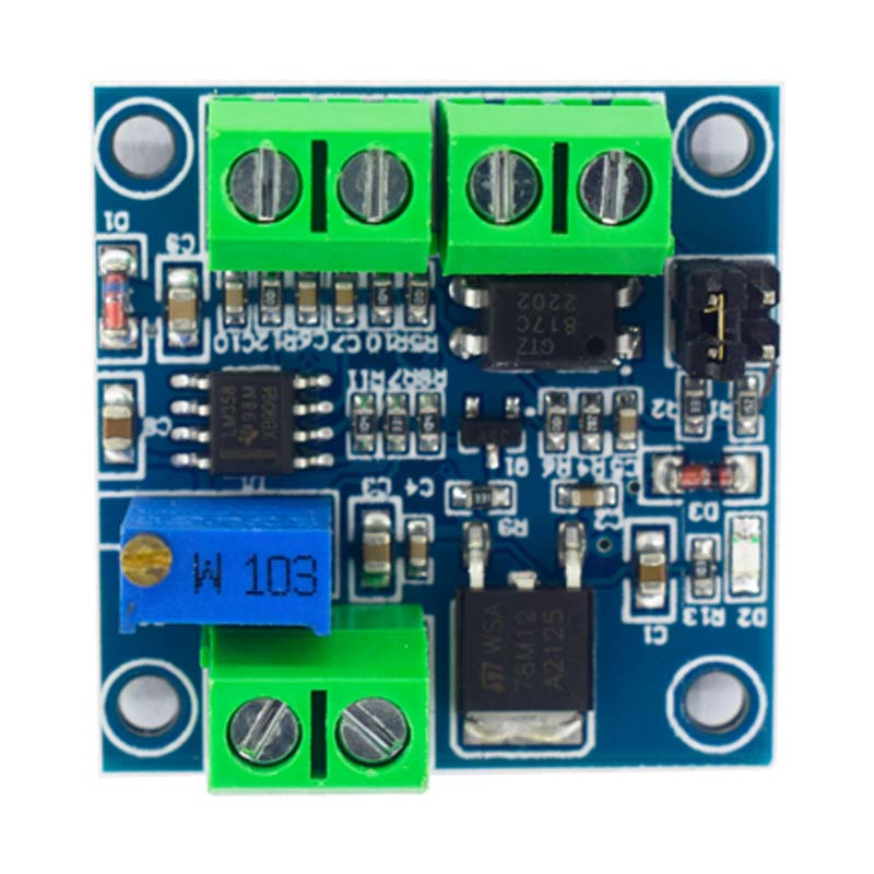 Модуль преобразования напряжения в ШИМ 5В-12В Однокристальный Встроенный Регулируемый Преобразователь Плата Питания 0-5В/0-10В в 0-100% ШИМ