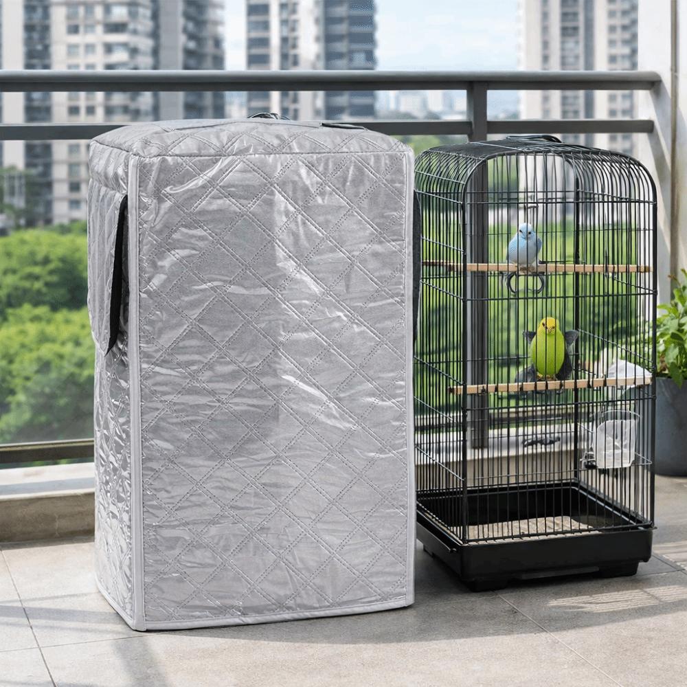 Практичный Теплый Чехол для Птичьей Клетки Водонепроницаемый Утолщенный Защитник Клетки для Птиц Стеганый Дышащий Ветрозащитный Чехол Сезон Разведения