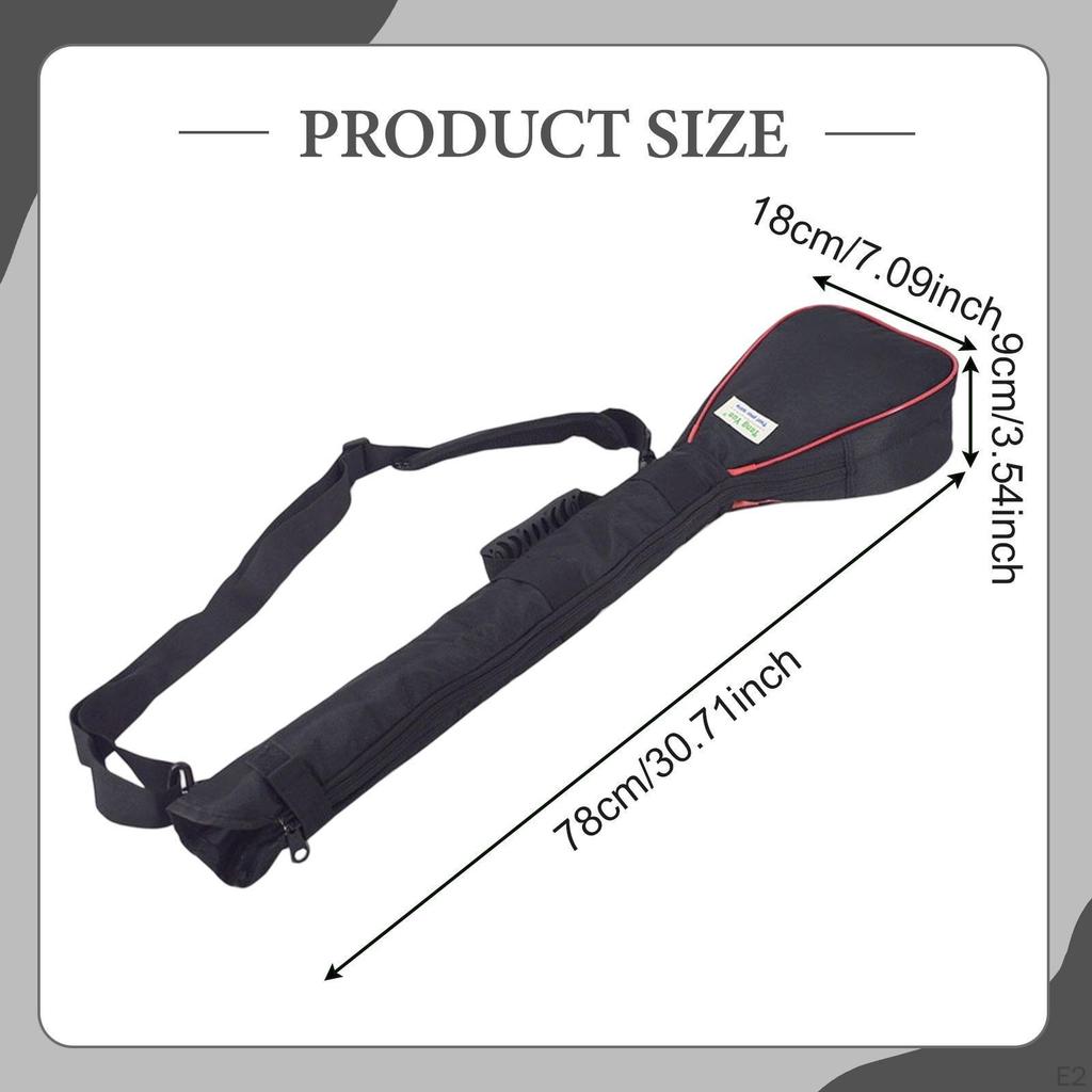 Golf Club Carry Bag Storage Equipment Zipper Gift Adults Organizer Carrying Adjustable Shoulder