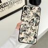 Чехол для Apple iPhone 17 Pro Max 12 11 16 14 13 XR XS MAX Air 15 Pro 7 8 Funda Чехол для телефона Ретро Бабочка Цветок