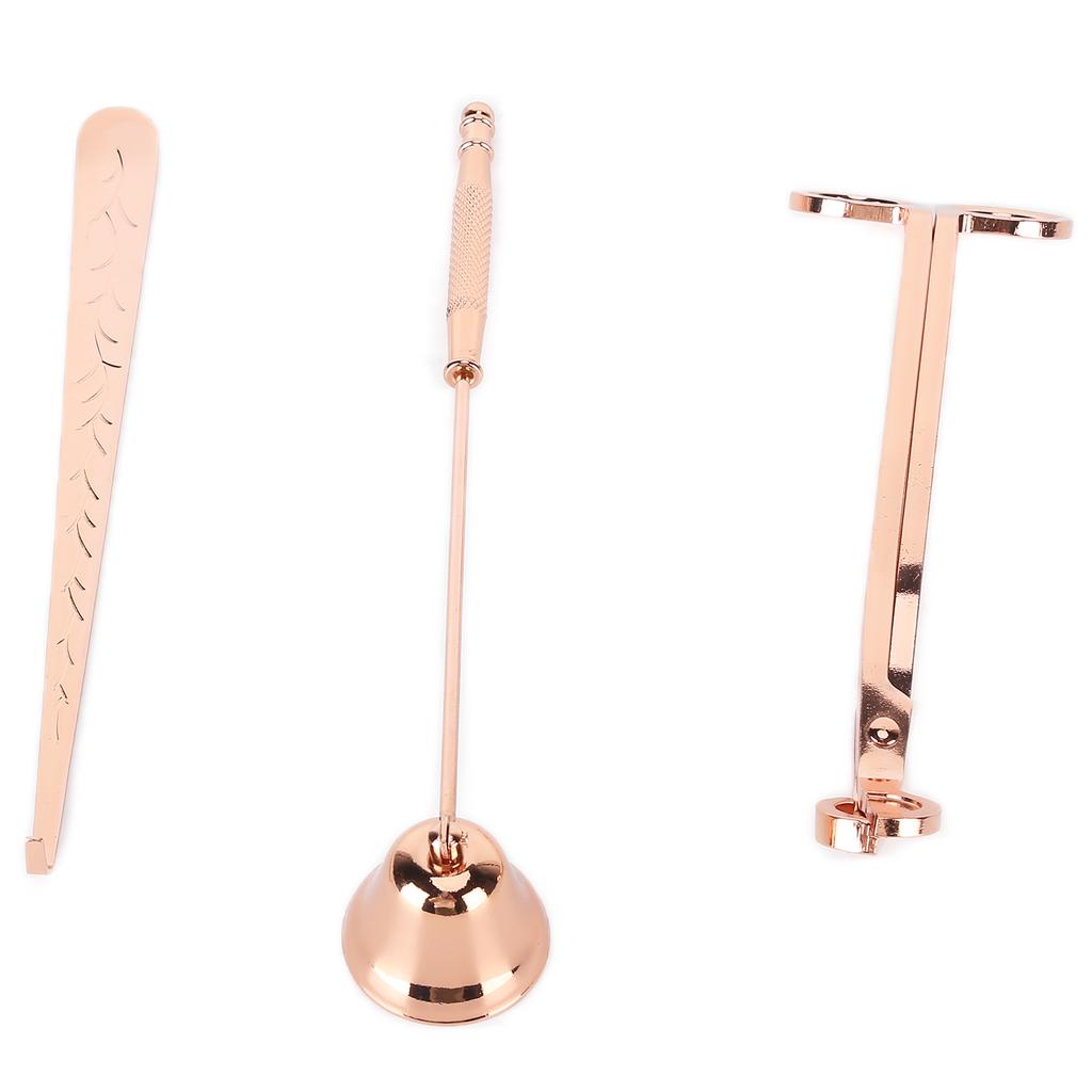 Набор из 3 предметов для свечей, триммер для фитиля, резак, гаситель, ковш для фитиля, подарок