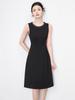 Hepburn French Beaded Formal A-Line Little Black Dress