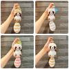 Fluffy Raccoon Plush Keychain Bag Decoration, Doll, 15*6.5cm