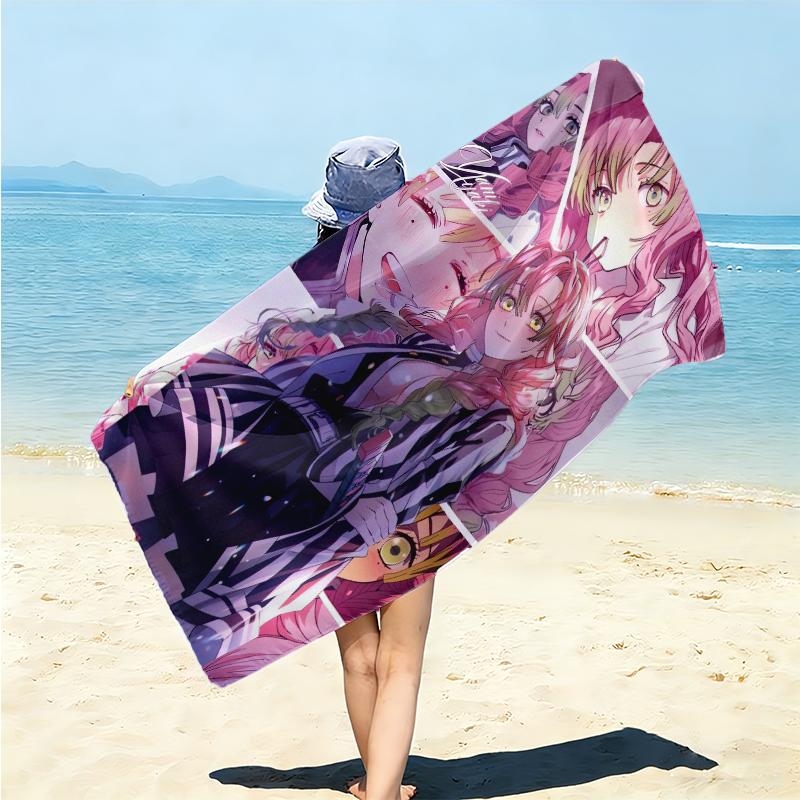 1Pc Dark Fantasy Warrior Beach Towel Microfiber Beach Towel Thin Absorbent For Beach Swimming Yoga Bath Sports 0917303