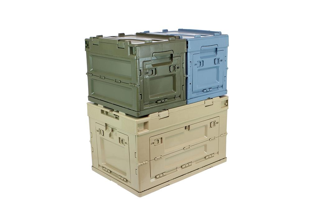 Специальные детали Такегава (ТАКЕГАВА) Складной контейнер 50 л Оливково-зеленый 08-01-0182