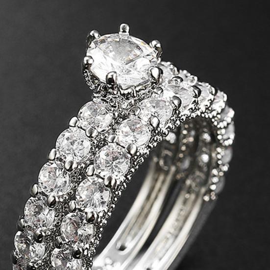 Великолепное обручальное кольцо Exquisite Glary Portable