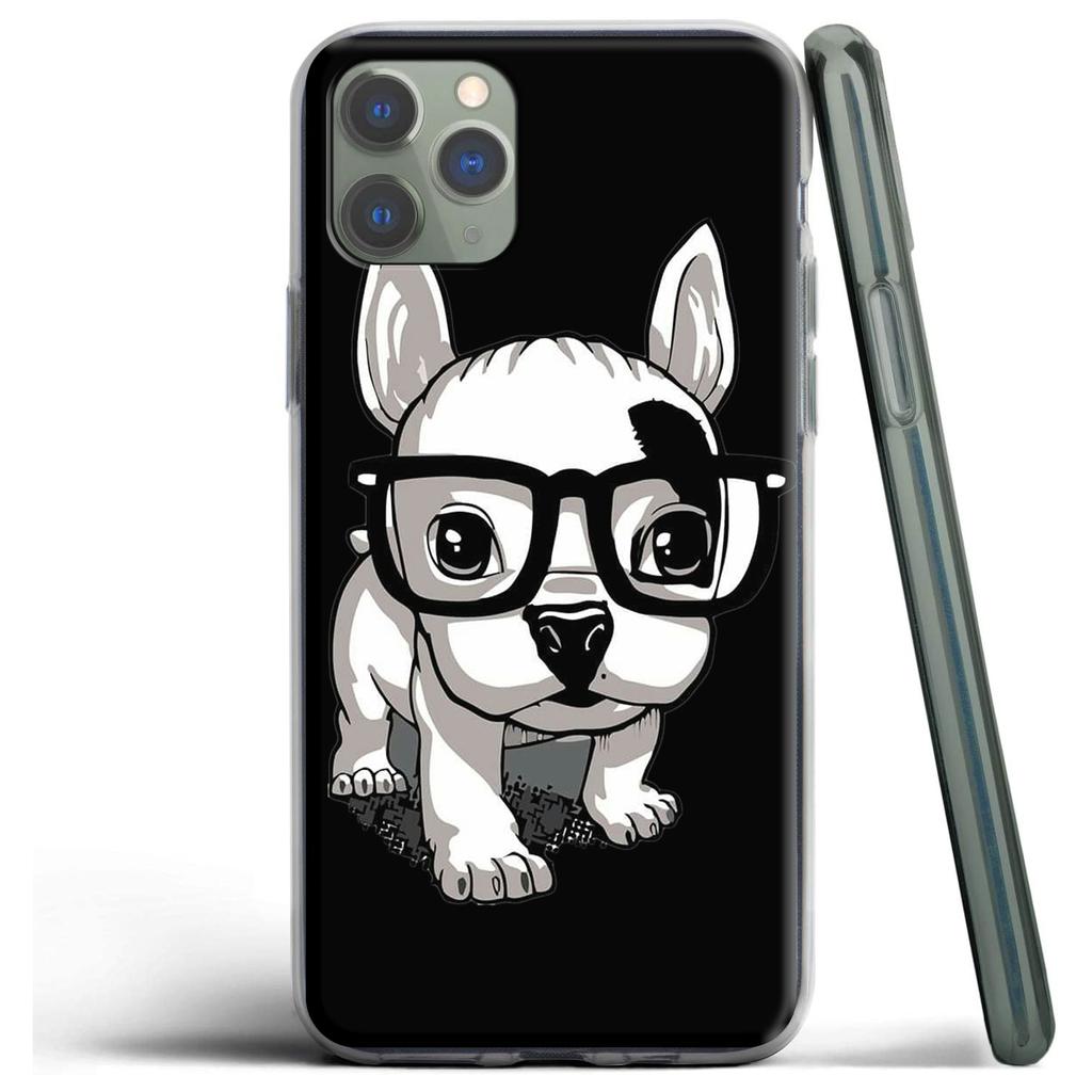 Силиконовый чехол «Щенок мопса бульдога» для Apple iPhone 13 12 Mini 11 Pro SE XS X XR Max 8 7 6S 6 Plus 5S