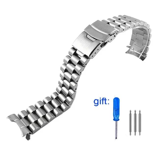 22 мм Стальной Металлический Ремешок для Дайвинга для Часов Casio Duro Mdv107-1A MDV106-1A Браслет Запчасти для Замены Ремешка 3 Стиля