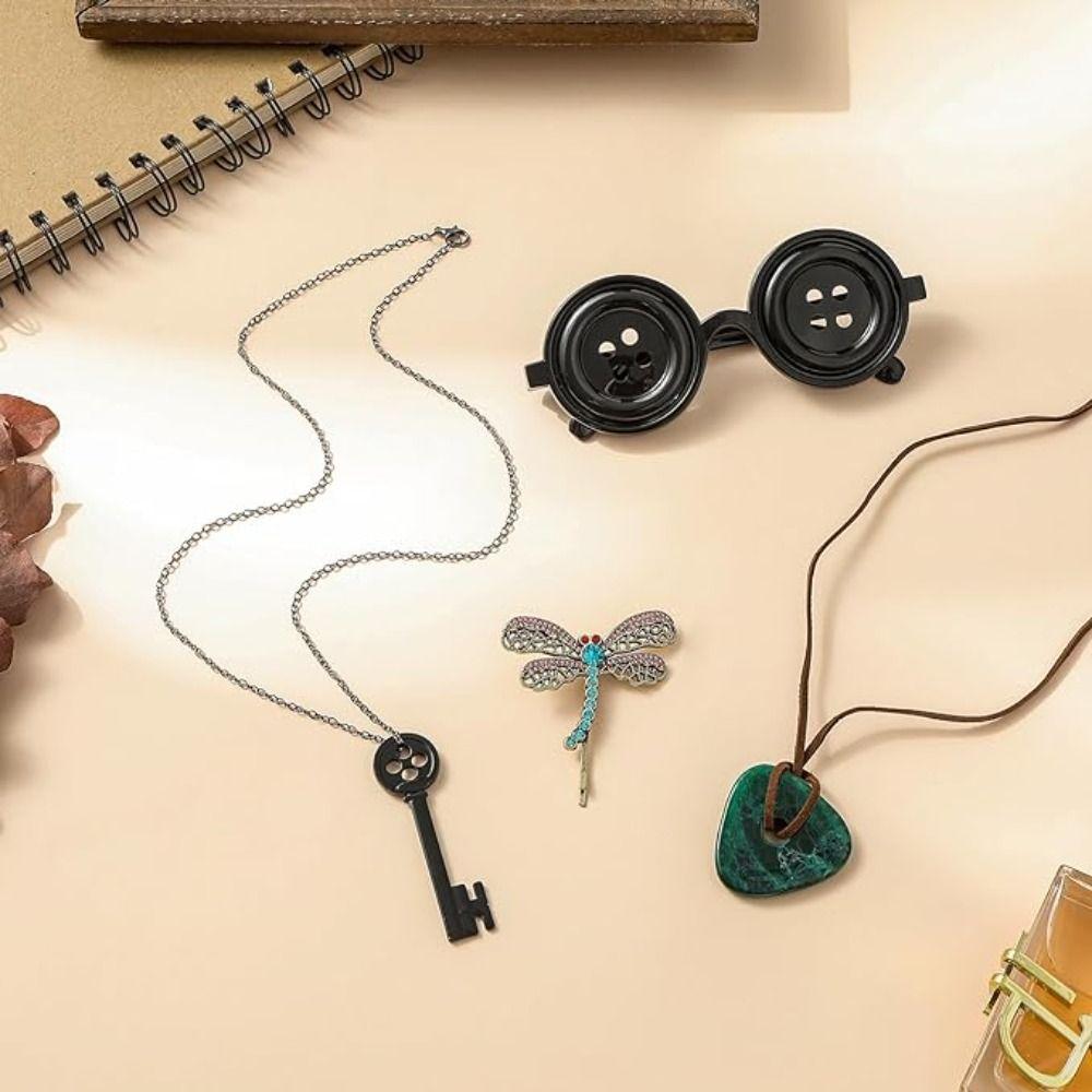 Аксессуар для костюма Пуговица Очки Смола Хэллоуин Очки Смешные очки Косплей дети