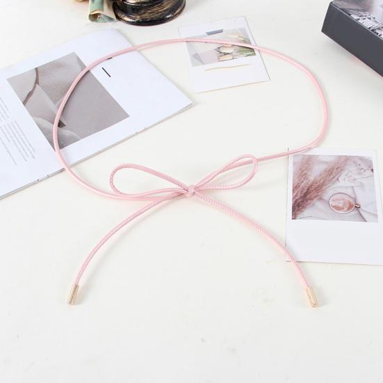 Имитация ремня Модный шнурованный декоративный пояс Кожаный аксессуар