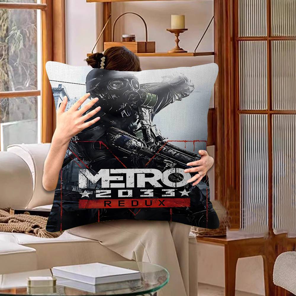 M-Metro 2033 Picture Text Home Decorative Pillows Household Gifts 45X45Cm
