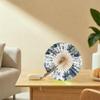 Exquisite Windmill Fan Bamboo Handle Hand Circular Fan Home Decor Folding Hand Fan  Lady