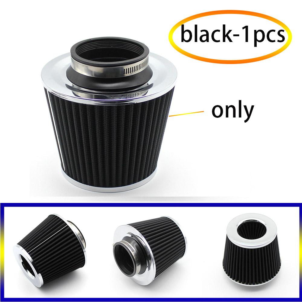 76mm Universal Car Racing Cold Air Intake System Turbo Induction Pipe Tube Kit Cone High Flow Performace Air Filter Inlet