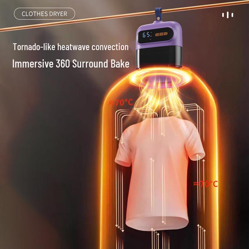 Портативная мини-сушилка для путешествий с умным таймером