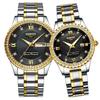 Pair Watch Pair Watch Couple Popular Ladies Pair Watch Set Luxury Arm Watch Diamond Gold Classic Stainless Steel Waterproof Wedding Anniversary Pair