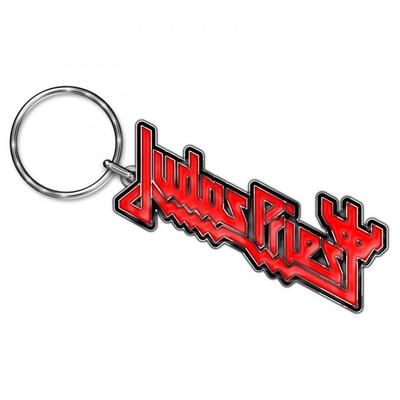 Металлический брелок с логотипом Judas Priest