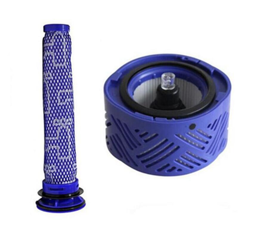 Pre & Post-Motor HEPA Filter Kit for Dyson V6 DC59 Vacuum Cleaner Parts # DY-96674101 & DY-96566101