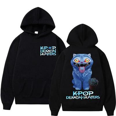 Унисекс Взрослые Худи и Свитшоты K-Pop Охотники на Демонов Смешные Модные Оверсайз Повседневные Взрослые Худи Свитшот
