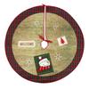 Christmas Tree Skirt Creative Exquisite Printing Santa Clauss Tree Bottom Decoration Christmas Supplies Ornaments