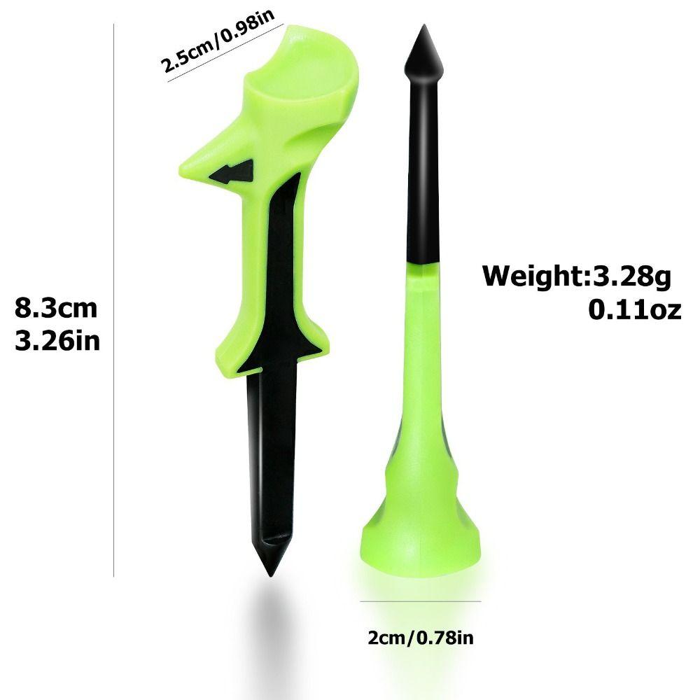 Диагональные вставки Гольф-ти Увеличивают Дальность Гольф Пластиковый Ти Держатель для Гольф-мяча Практика Гольфа