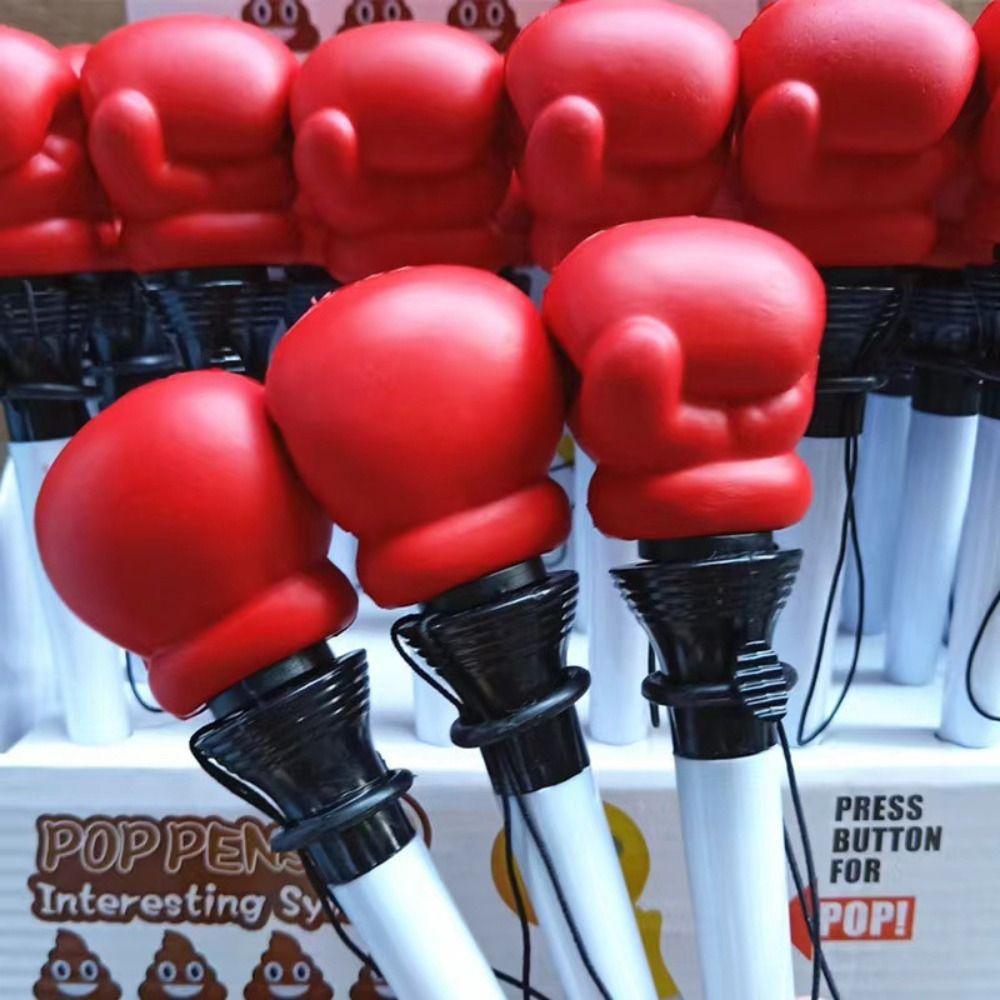 Supplies Writing Stationery Ballpoint Pen Fist Neutral Gel Pen Siging Writing Pen Bounce Boxing Pen