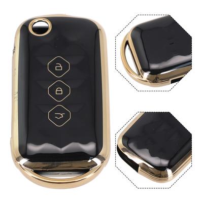 3Bottons Tpu Flip Car Remote Key Case Cover Shell для Wuling Star 2024 Автомобильные аксессуары Защитный чехол для автомобильного ключа