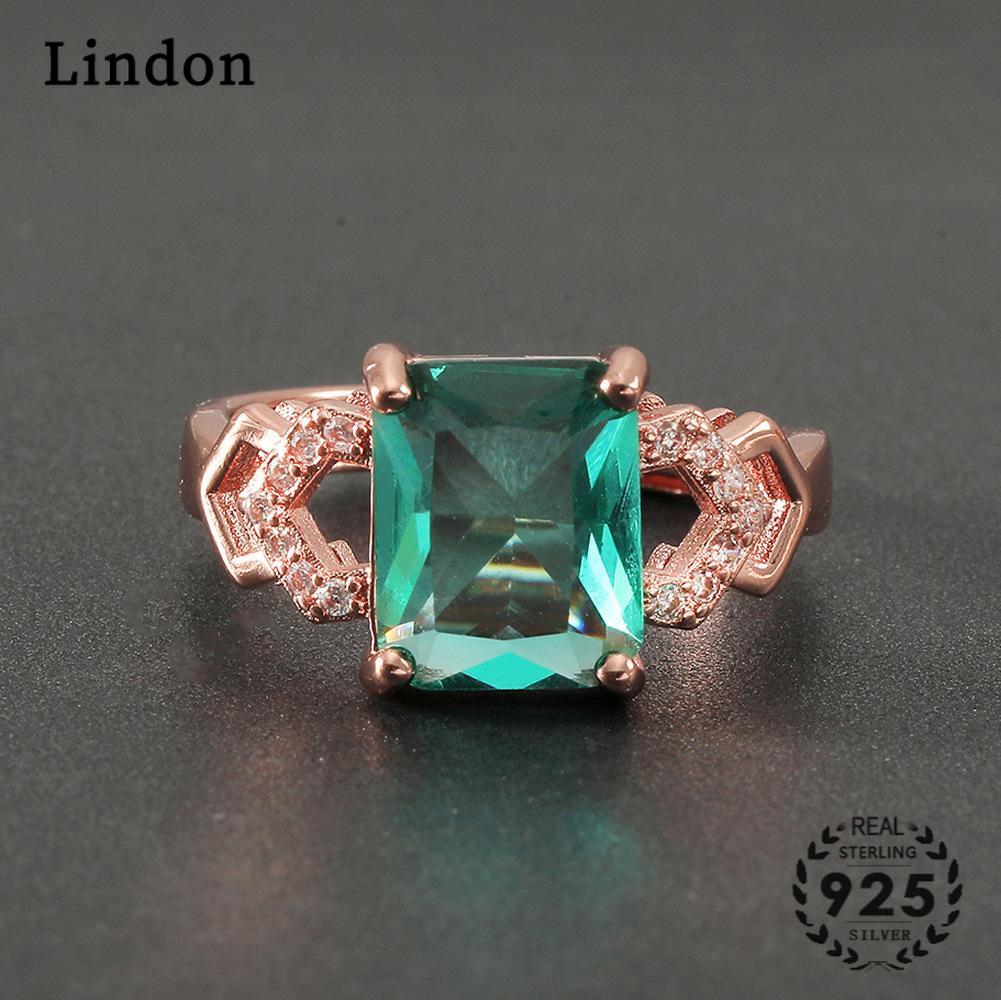 Классическое кольцо Lindon из медного сплава с цирконием, женские ювелирные изделия, свадебный подарок для вечеринки