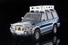 Tomica Limited Vintage Neo 1/64 Scale LV-N206a Mitsubishi Pajero Mid-Roof Wide VR with Optional Parts, 1994 Model, Blue/Silver, Finished