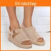 Elegant Women's Summer Beach Sandals With Comfortable Platform Espadrille Design