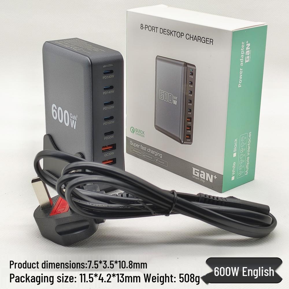 Многоваттное GaN зарядное устройство: 320 Вт, 440 Вт, 500 Вт, 600 Вт Настольные решения для зарядки