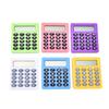 Student Small Mini Electronic Calculator Candy Color Calculating Office Supplies,