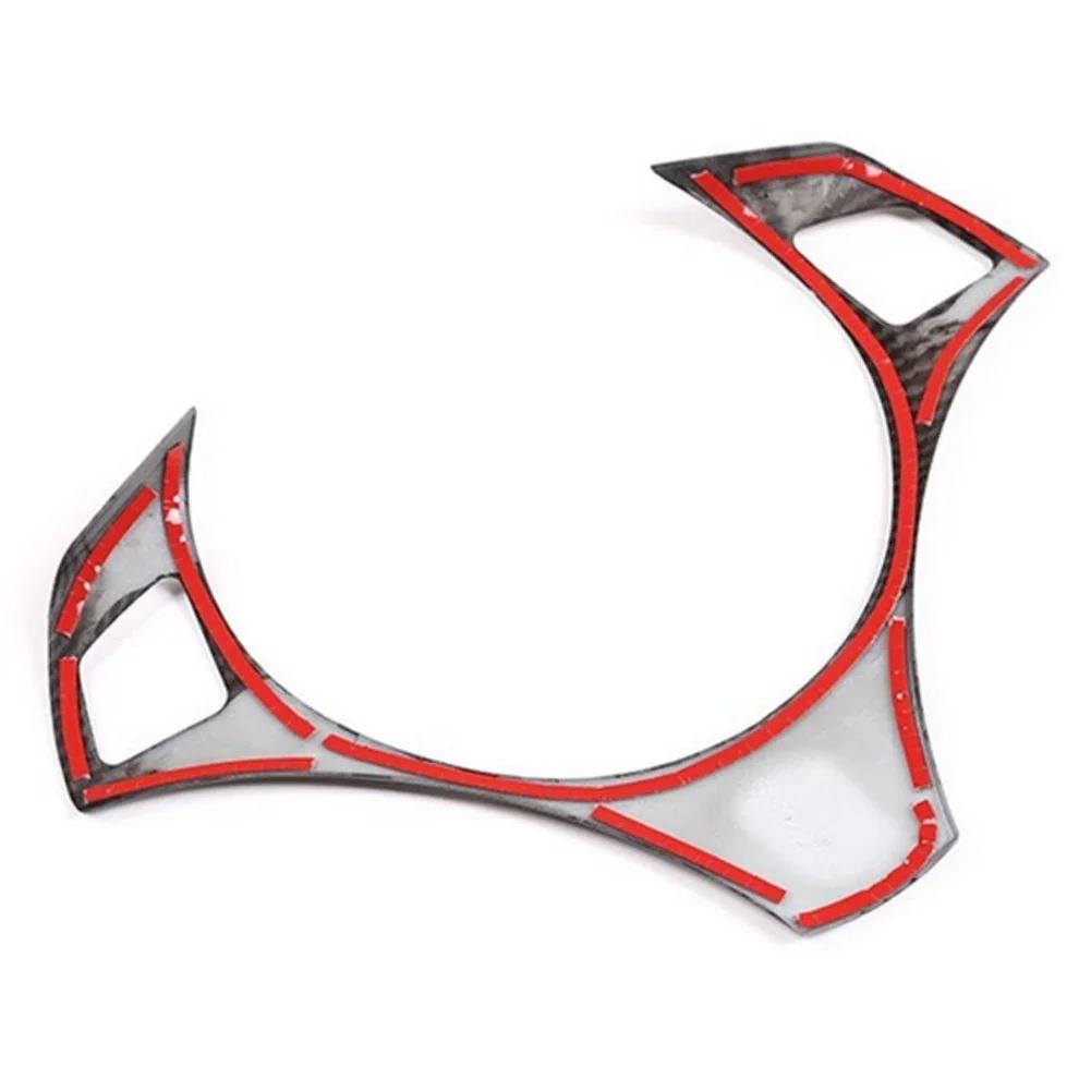 Для BMW 1 3 Серии E87 E90 E92 E93 2006-2012 Декоративная накладка на панель рулевого колеса автомобиля с рисунком под карбоновое волокно, отделка, молдинг, наклейка