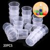 High Quality Measure Cups 10ml/20ml/30ml Light Weight Plastic Transparent
