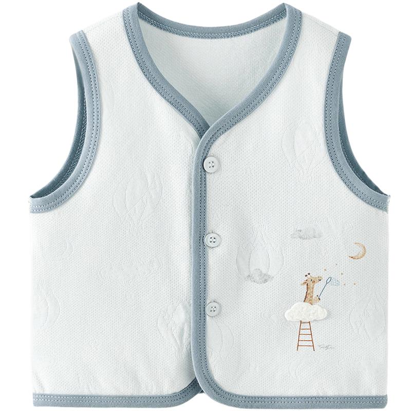 Tongtai Baby Pure Cotton Jacquard Mesh Vest
