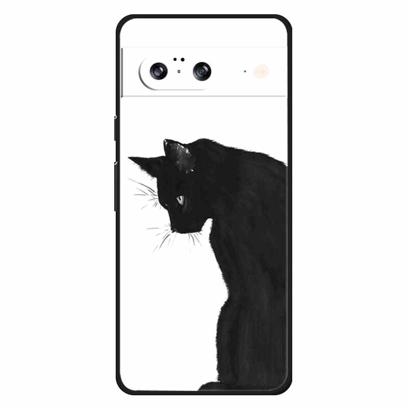 Для Google Pixel 8 / 8pro Чехол Мягкий Силикон Лев Сова Роскошные Задние Крышки Для Google Pixel 8 Pro Чехлы Pixel8 Мультяшные Корпуса