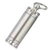 Mini Waterproof Pill Container Stainless Steel Pill Holder Keychain Container  Outdoor Camping