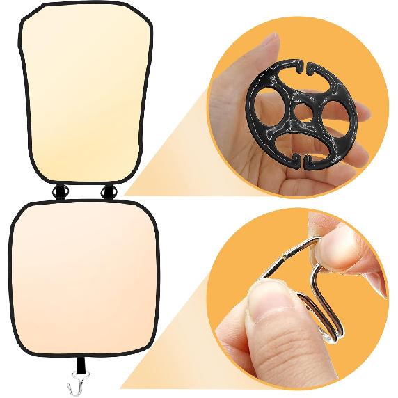 24Pcs Car Seat Cover Plum Plate Metal Hooks, 12Pcs Plastic Car Seat Covers Chucks And 12Pcs Metal Hooks Set Locking Clip Plastic Card Fixed Fastener