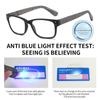 Защитные очки для чтения с защитой от синего света, сверхлегкие очки для дальнозоркости для мужчин и женщин