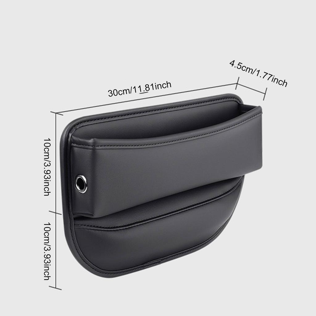 Car Seat Organizer Multifunctional Gap PU Leather Storage Box Auto SeatSeam Phone Purse Coins Key Box Vehicle
