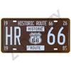 Винтажный Металлический Жестяной Знак Route 66 Машины Декор для Бара, Клуба, Шиномонтажа
