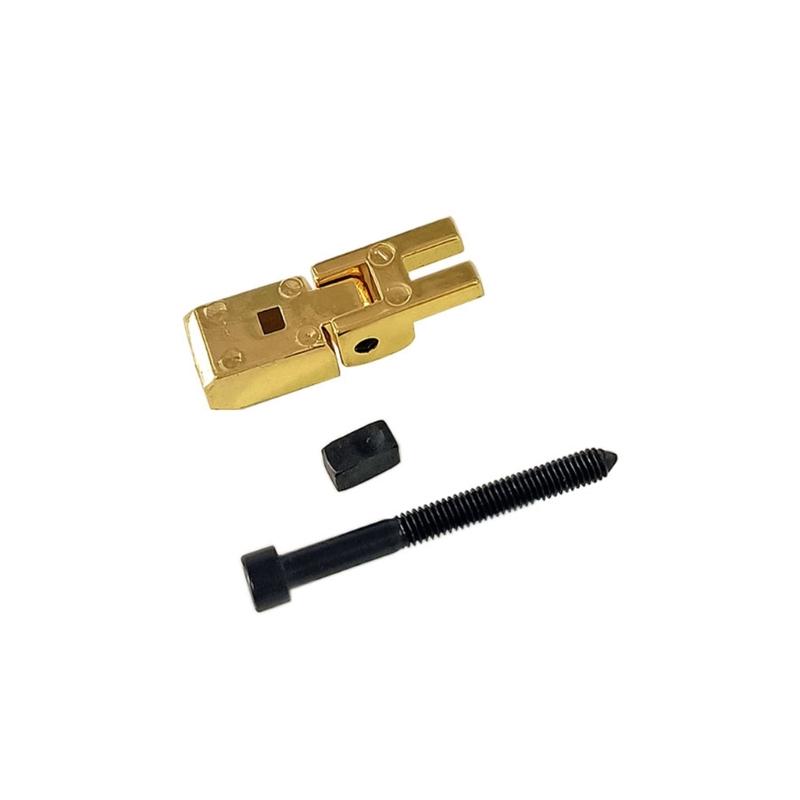 6Pcs Guitar Tremolo Bridge Saddles Set Double Locking System Locked Saddles Electric Guitar Tremolo Bridge Parts