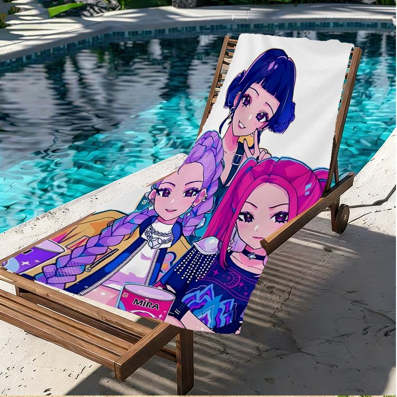 Singer Print Beach Towel, Versatile Lightweight Absorbent Beach Towel for Pool Surf Yoga Bathroom, Perfect Birthday Holiday Gift