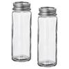 CITRONHAJ Salt and Pepper Shaker - Clear Glass/Stainless Steel, 12 Cm, 205.532.26